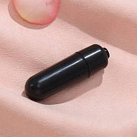 Женский мини вибратор для секса, стимулятор пуля, матовая вибропуля 5,8 см. Черный