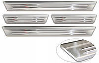 Захисні накладки на пороги для Mazda CX-60 2022+ /срібляста нерж.сталь/