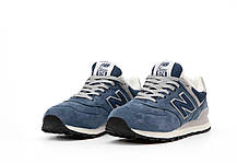Зимові Чоловічі Кросівки New Balance 574 Winter Blue / Нью Белaнс 574 Сині (Хутро), фото 5