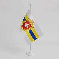 Прапорець Рівненської області,3,5х25 см., атлас щільний, 2-х сторонній друк