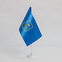 Прапорець Сумської області,13,5х25 см., атлас щільний, 2-х сторонній друк