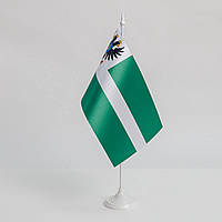 Прапорець Чернігівської області,13,5х25 см., атлас щільний, 2-х сторонній друк