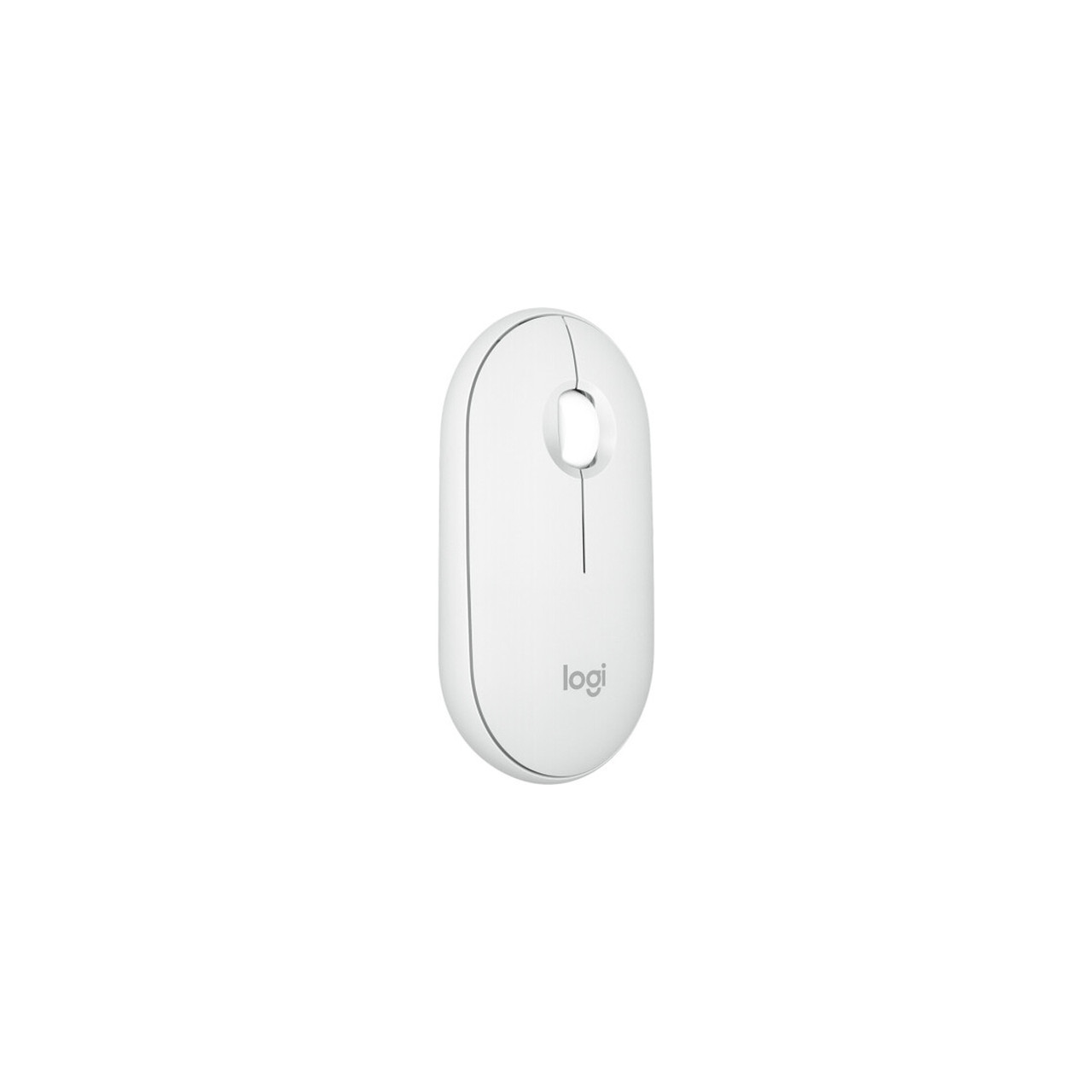 Миша бездротова Bluetooth + USB Logitech M350 Pebble (910-007013) біла бу