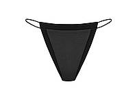 Жіночі одноразові трусики для процедур premium чорні розмір S-M