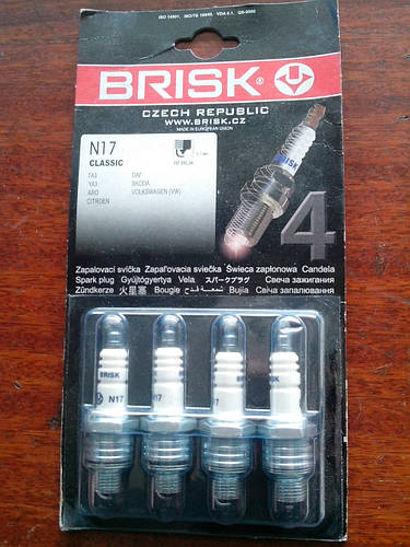 Свечи зажигания Brisk N17 Classic Волга, Газ, Соболь, УАЗ (ID#444627147 ...