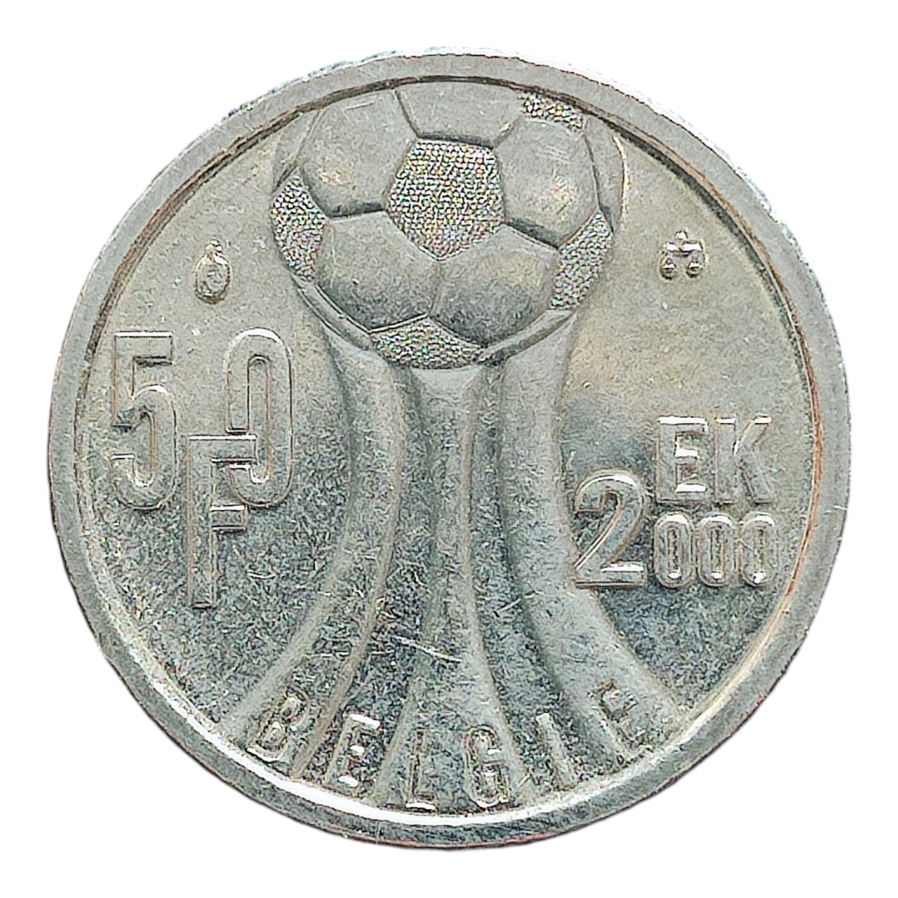 Бельгія 50 франків, 2000 Чемпіонат Європи з футболу 2000, Бельгія (BELGIE)
