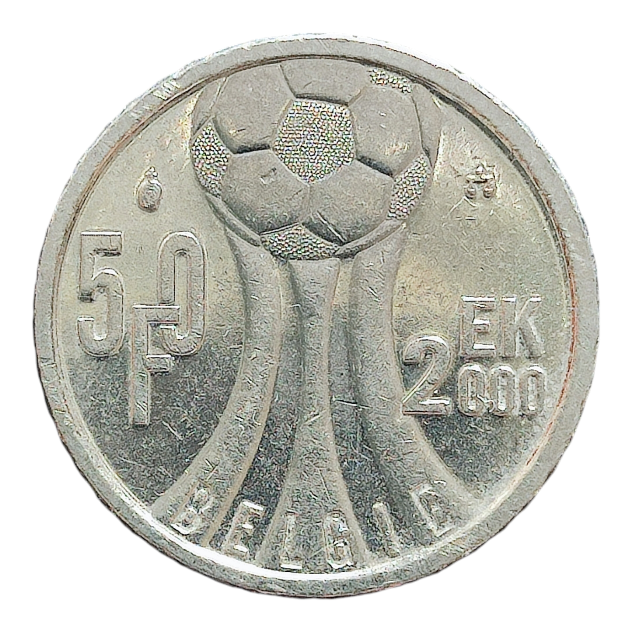 Бельгія 50 франків, 2000 Чемпіонат Європи з футболу 2000, Бельгія (BELGIE)