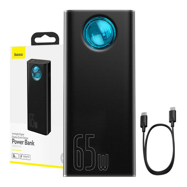 Повербанк Baseus Amblight 30000 mAh 65W Черный (PPLG-A01)