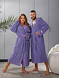 Жіночий махровий халат довгий новинка 2024, фото 4
