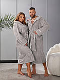 Жіночий махровий халат довгий новинка 2024, фото 6