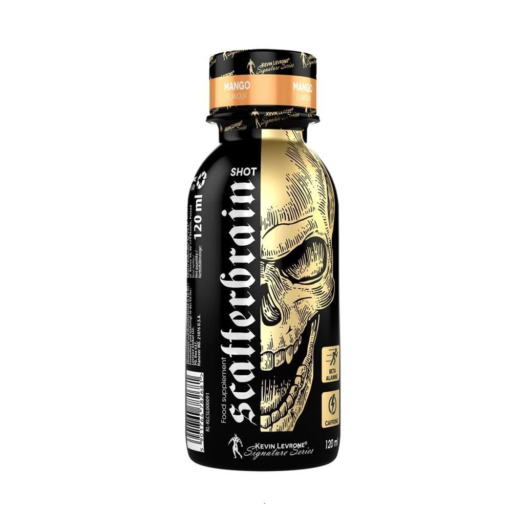 Передтренувальний комплекс Kevin Levrone Scatterbrain Shot 120 ml Mango