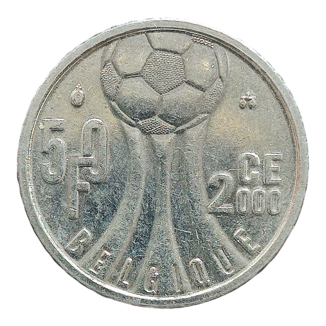 Бельгія 50 франків, 2000 Чемпіонат Європи з футболу 2000 (BELGIQUE)