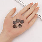 Підвіски з Кокоса, Плоскі Круглі, Коричневий, 15x2~3мм, Отвір 1мм, 20 шт, фото 4