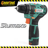 Акумуляторний дриль-шуруповерт безщітковий 12В Sturmax CDM3212BL Brushless