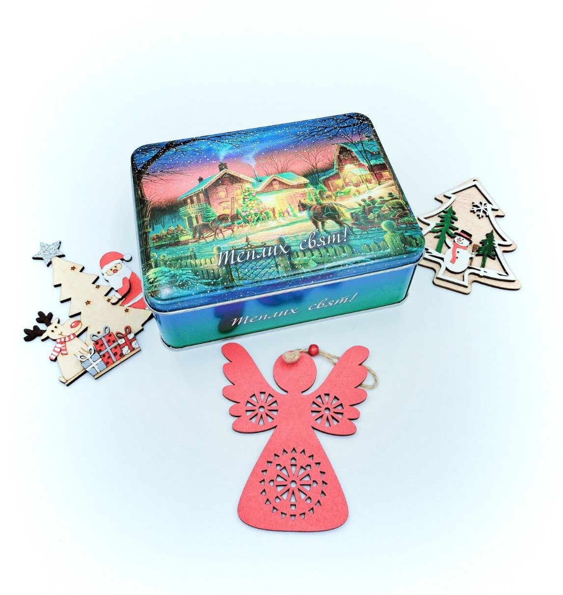 Новорічний подарунок №5 700г. У жерстяній упаковці., фото 1