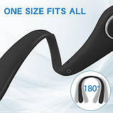 CNMTCCO Neck Fan, портативний шийний вентилятор, безлопатевий, без допомоги рук, міні-вентилятор з потоком повітря на 360°, із зар, фото 3