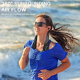 CNMTCCO Neck Fan, портативний шийний вентилятор, безлопатевий, без допомоги рук, міні-вентилятор з потоком повітря на 360°, із зар, фото 6