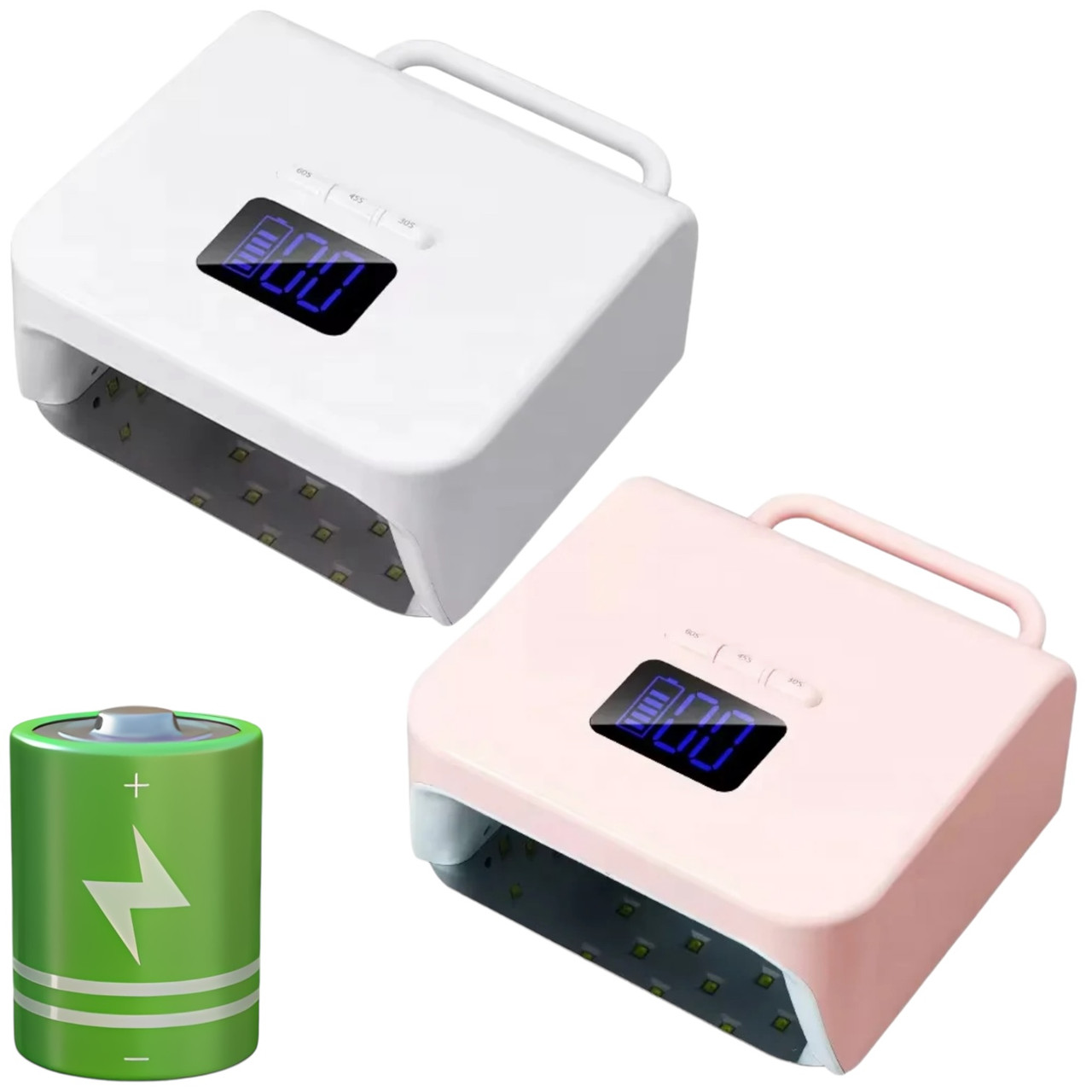 Лампа BY10 на 220 Вт на акумуляторі 9600mAh - для полімеризації нігтів