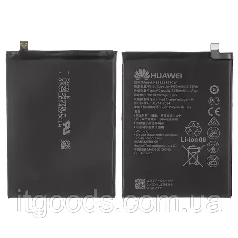 Оригінальний акумулятор HB386589ECW 3750mAh Huawei Honor 8X, View 10 Lite, P30 Lite, Mate 20 Lite, P10 Plus