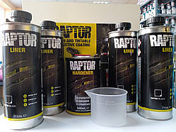 Захисне покриття (фарба) підвищеної міцності Raptor чорний