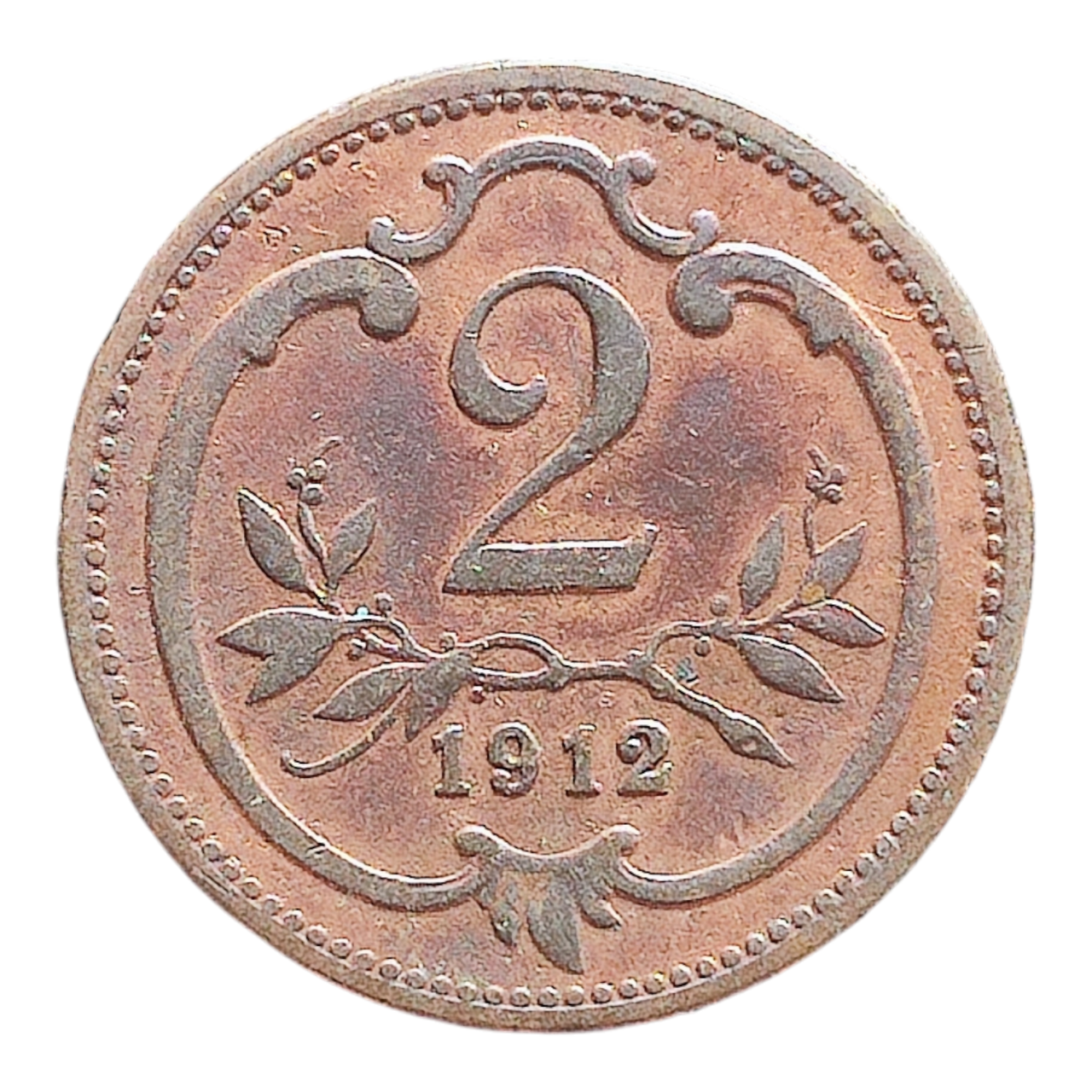 Австрія 2 гелера, 1912