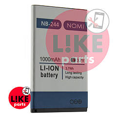 Акумулятор Nomi NB-244 i244 оригінал Китай 1000 mAh