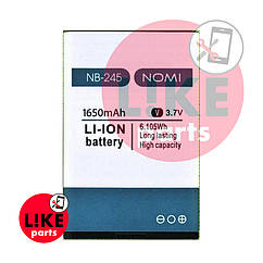 Акумулятор Nomi NB-245 оригінал Китай i245 X-Treme 1650 mAh