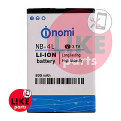Акумулятор Nomi NB-4L i240 оригінал Китай 800 mAh
