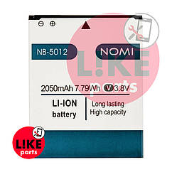 Акумулятор Nomi NB-5012 оригінал Китай i5012 Evo M2, i5013 Evo M2 Pro 2050 mAh