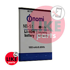 Акумулятор Nomi NB-51 оригінал Китай i500 Sprint 1800 mAh
