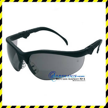 Захисні окуляри MCR Safety Klondike Plus, чорні лінзи (США)