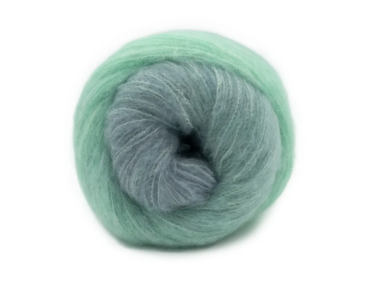 Пряжа Cashsilk Cotton Degrade/Кашсілк Коттон Деграде, бірюзовий 12
