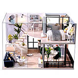 Румбокс Вілла Затишне життя Roombox Villa The Satisfied Time CUTEBEE Інтер'єрний конструктор L-032 + купол, фото 9