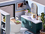 УЦІНКА! ПРИМ'ЯТА КОРОБКА! Румбокс Вілла Затишне життя Roombox The Satisfied Time CUTEBEE Інтер'єрний конструктор L-032, фото 5