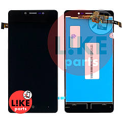 Дисплей Leagoo Power 2 з тачскріном чорний оригінал Китай