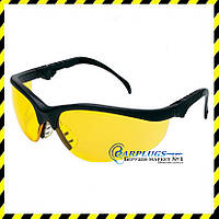 Защитные очки MCR Safety Klondike Plus, желтые линзы (США)