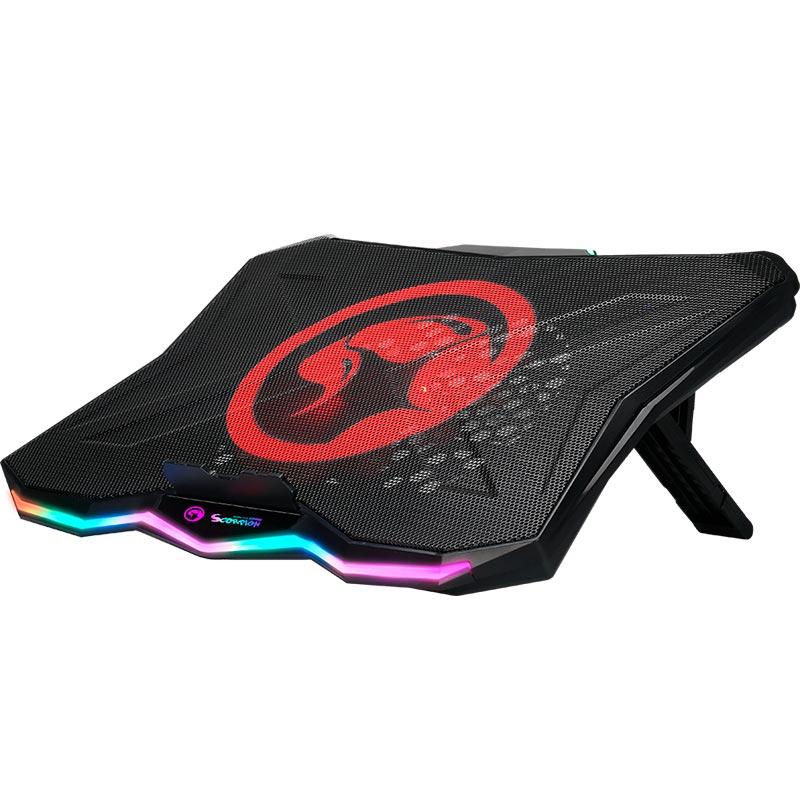 Охолоджувальна підставка для ноутбука MARVO від 9 до 17.3" CoolingPad 2USB LED підсвітка