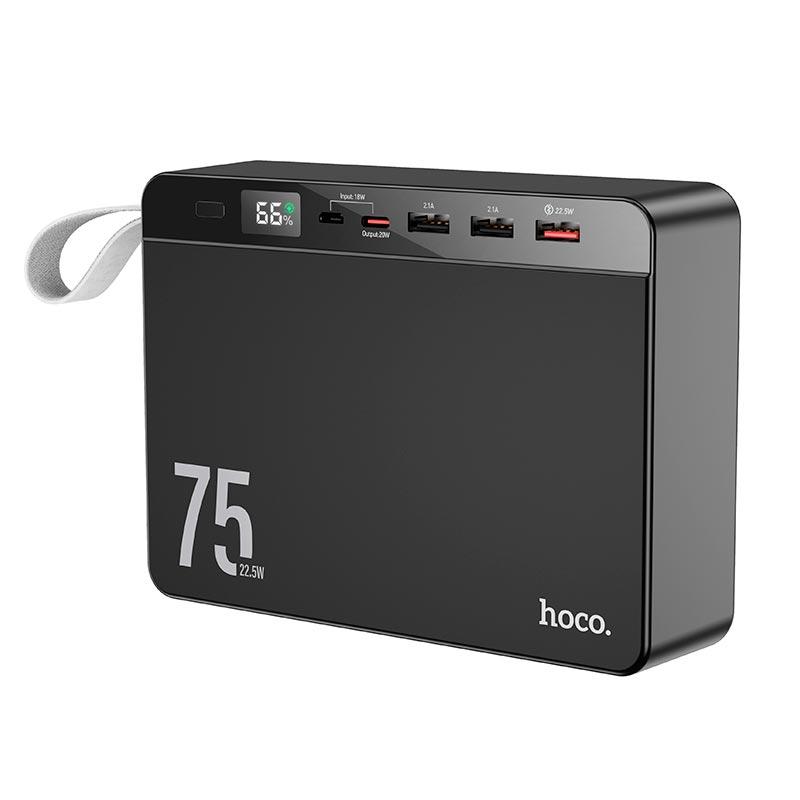 Power Bank 75000 mAh Hoco J94 швидке заряджання 22.5 W 3 USB/Type-C, PD/QC,
