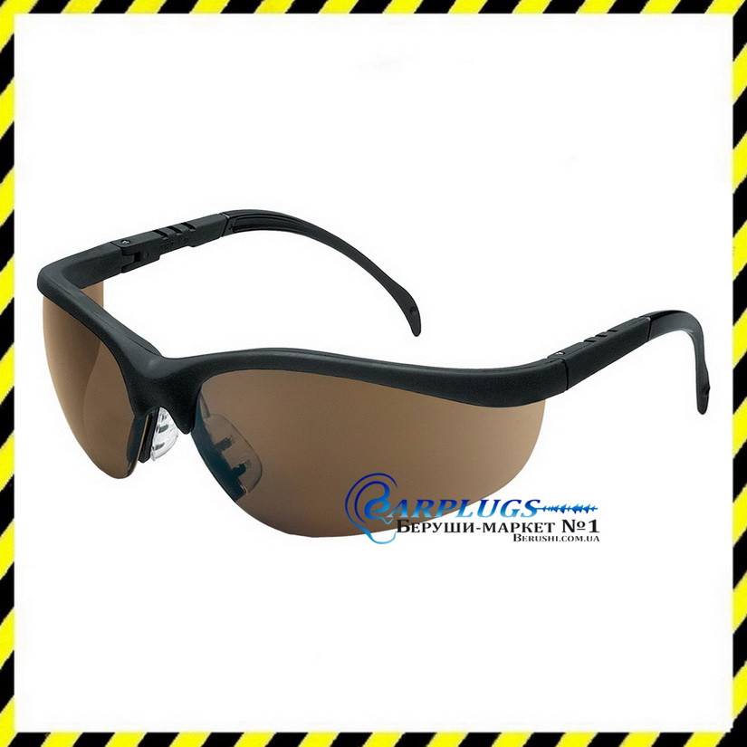 Захисні окуляри MCR Safety Klondike, коричневі лінзи (США) 