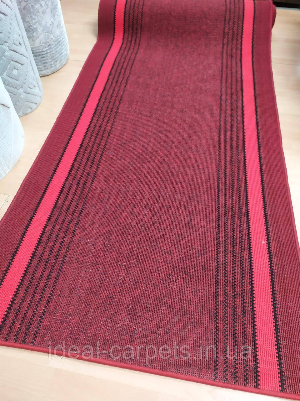 Доріжка Дарничанка 0590 Червона На відріз, фото 1