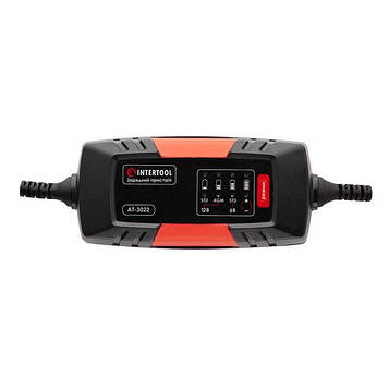 Зарядний пристрій 6/12В, 2А, 230В, INTERTOOL AT-3022