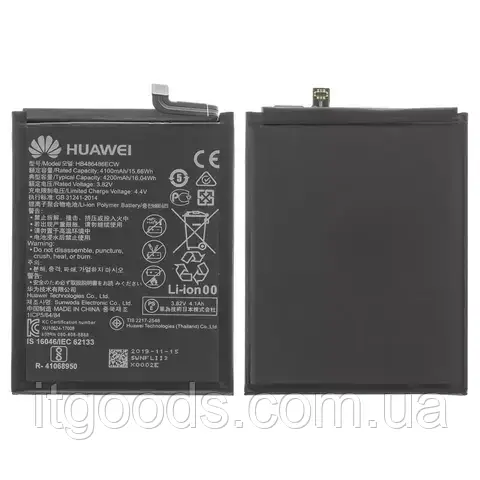 Оригінальний акумулятор HB486486ECW 4200mAh для Huawei Mate 20 Pro LYA-L09, Mate 30 Lite, P30 Pro VOG-L04