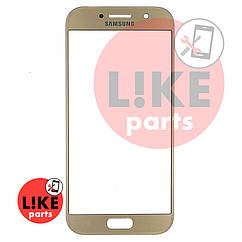 Скло дисплея Samsung Galaxy A5 2017 A520F золотисте