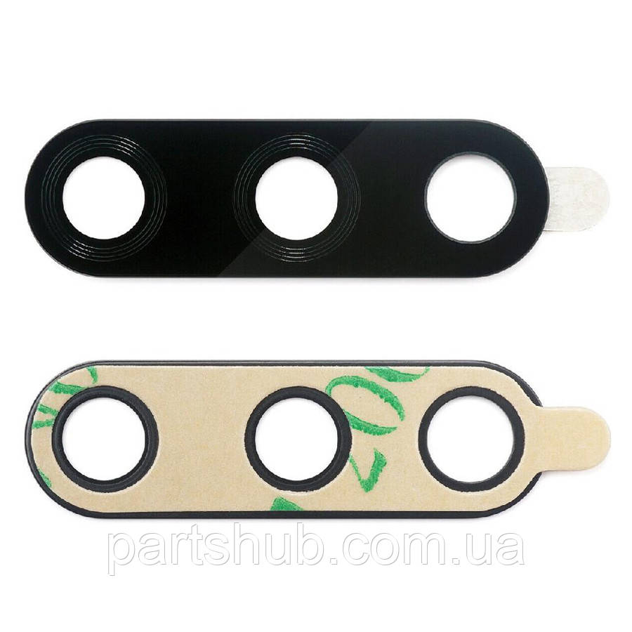 Скло камери Huawei Honor 7C 5.7 AUM-L41, Honor 7C Pro LND-L29, Y7 Prime 2018 чорне, фото 1