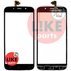 Тачскрін Bravis A553 Discovery Dual SIM, Umi Rome X чорний