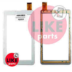 Тачскрін Bravis NB74 Prestigio PMT3038 HK70DR2459-T FM707101KE, 7.0" 104 х 184 мм білий