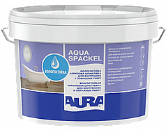 Aura Luxpro Aqua Spackel, вологостійка шпаклівка полімерна для внутрішніх і фасадних робіт, 1,2кг