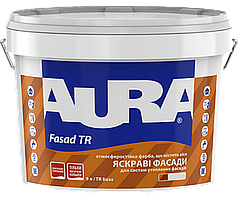 Aura Fasad TR, фасадна фарба для яскравих та насичених кольорів (прозора база), 2,25л