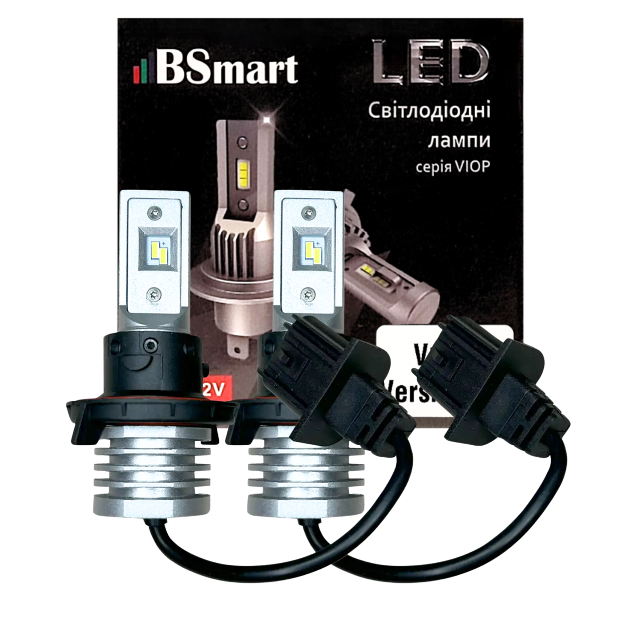 Автолампи LED BSmart V10PS new version діод CSP Південна Корея H13 8000Лм 30Вт 12-24В
