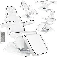 Косметологічна електрична кушетка Calissimo Liam M802-WHITE 3 мотори біла